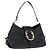 Bulgari Borsa a mano BVLGARI Chandra in pelle nera e oro autentica am12554M Nero D'oro