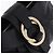 Bulgari Borsa a mano BVLGARI Chandra in pelle nera e oro autentica am12554M Nero D'oro - vista 15