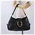 Bulgari Borsa a mano BVLGARI Chandra in pelle nera e oro autentica am12554M Nero D'oro - vista 25