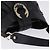 Bulgari Borsa a mano BVLGARI Chandra in pelle nera e oro autentica am12554M Nero D'oro - vista 6
