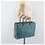 Borsa a mano PRADA Nylon Green Silver Auth hk4017 Argento Verde - vista 23
