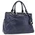 Borsa a mano Miu Miu in pelle blu navy e oro Auth 199407V D'oro