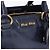 Borsa a mano Miu Miu in pelle blu navy e oro Auth 199407V D'oro - vista 14