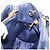 Borsa a mano Miu Miu in pelle blu navy e oro Auth 199407V D'oro - vista 19