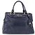 Borsa a mano Miu Miu in pelle blu navy e oro Auth 199407V D'oro - vista 2