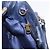 Borsa a mano Miu Miu in pelle blu navy e oro Auth 199407V D'oro - vista 23