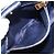 Borsa a mano Miu Miu in pelle blu navy e oro Auth 199407V D'oro - vista 24