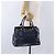 Borsa a mano Miu Miu in pelle blu navy e oro Auth 199407V D'oro - vista 29