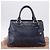 Borsa a mano Miu Miu in pelle blu navy e oro Auth 199407V D'oro - vista 30