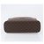 Céline Borsa a mano porta trucchi CELINE Macadam Canvas PVC Pelle Marrone Oro Auth ka6028A D'oro - vista 9