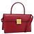 Borsa a mano GIVENCHY in pelle 2way rossa tono oro Auth BA15402A Rosso