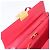 Borsa a mano GIVENCHY in pelle 2way rossa tono oro Auth BA15402A Rosso - vista 16