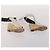 Céline Sandali CELINE PRADA in pelle Set da 2 Beige Oro Auth 193715 D'oro - vista 14