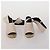 Céline Sandali CELINE PRADA in pelle Set da 2 Beige Oro Auth 193715 D'oro - vista 9