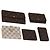 LOUIS VUITTON Monogram Damier Azur Wallet 5 Set LV Auth BA14278 Monogramma
