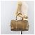 Céline Borsa a mano CELINE C Sulky PVC Beige Gold Auth 199903 D'oro - vista 24