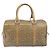 Céline Borsa a mano CELINE C Sulky PVC Beige Gold Auth 199903 D'oro - vista 3