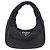 Bolsa de mão PRADA em couro Nappa acolchoado macio 2way Preta Prata Auth 199964SAM Preto - vista 2
