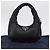 Bolsa de mão PRADA em couro Nappa acolchoado macio 2way Preta Prata Auth 199964SAM Preto - vista 25