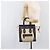 Céline Bolso de mano CELINE Luggage Micro shopper de cuero blanco con herrajes dorados Auth 198867A - vista 27