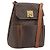 Céline Borsa a Tracolla CELINE Macadam PVC Pelle Marrone Tono Oro Auth 198476