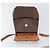 Céline Borsa a Tracolla CELINE Macadam PVC Pelle Marrone Tono Oro Auth 198476 - vista 16
