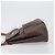 Céline Borsa a Tracolla CELINE Macadam PVC Pelle Marrone Tono Oro Auth 198476 - vista 5
