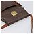 Céline Borsa a Tracolla CELINE Macadam PVC Pelle Marrone Tono Oro Auth 198476 - vista 6