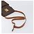 Céline Borsa a Tracolla CELINE Macadam PVC Pelle Marrone Tono Oro Auth 198476 - vista 7