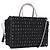 Borsa a Mano Salvatore Ferragamo Nylon 2way Nero Argento Auth BA15393