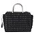 Borsa a Mano Salvatore Ferragamo Nylon 2way Nero Argento Auth BA15393 - vista 2