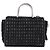 Borsa a Mano Salvatore Ferragamo Nylon 2way Nero Argento Auth BA15393 - vista 3