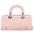 Borsa Christian Dior Cannage Lady D Joy in pelle rosa argento autentica 198283SAM - vista 3