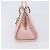 Borsa Christian Dior Cannage Lady D Joy in pelle rosa argento autentica 198283SAM - vista 4