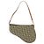 Borsa a mano Pouch Saddle Christian Dior Trotter Canvas Khaki Gold Auth mr2899V D'oro Cachi - Ansicht 3