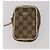Carteira Bolsa GUCCI GG Leather Canvas 6 Set Beige Black Auth am12473 Preto Bege - vista 2