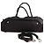 Borsa tote Prada in pelle nera Nero - vista 8