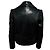 Veste Moto Zip en Cuir d'Agneau Noir Rag & Bone - vue 3