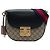 Borsa a tracolla Gucci GG Supreme Web Padlock Beige