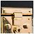 Borsa a tracolla Gucci GG Supreme Web Padlock Beige - vista 6