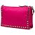 Borsa a tracolla Prada Tessuto Studded Etiquette Rosa - vista 2