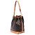 Borsa a secchiello Louis Vuitton Monogram Noe GM Marrone - vista 2