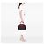 Borsa Louis Vuitton Monogram Florine Marrone - vista 6