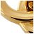 Spilla Chanel CC placcata oro con chiusura a rotazione D'oro - vista 10