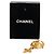 Spilla Croce Chanel CC placcata oro D'oro - vista 4