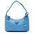 Borsa a tracolla Prada Mini Tessuto Re Edition 2000 Blu