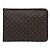 Borsa Business Portfolio Louis Vuitton Monogram Poche Documents Marrone