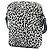 Borsa Messenger Sid in tela con stampa leopardata bianca Saint Laurent Bianco - vista 2