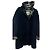 Burberry Navy Blue Wool Coat with Nova Check Lining