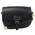 Borsa a tracolla Christian Dior Bobby in pelle nera Nero